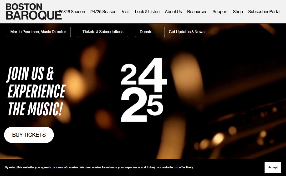 Boston's Premier Baroque Orchestra | Concert Tickets On Sale Now