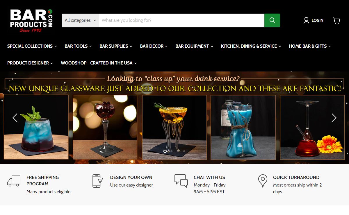 BarProducts.com — Bar Products