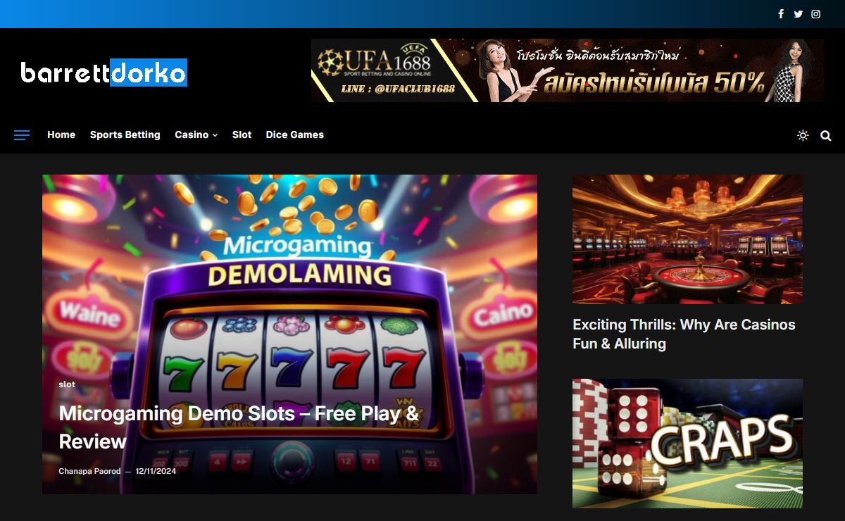 Barrettdorko | Your guide to responsible gambling and big wins!