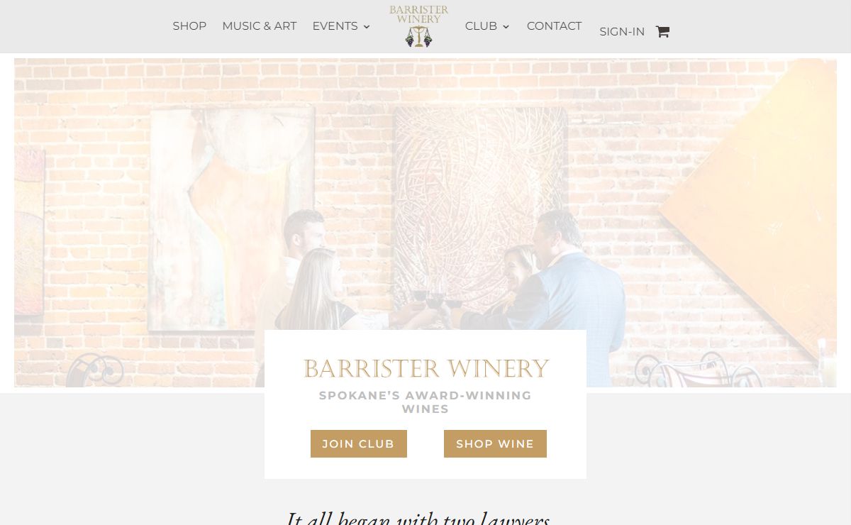 Barrister Winery | Premium Spokane Winery