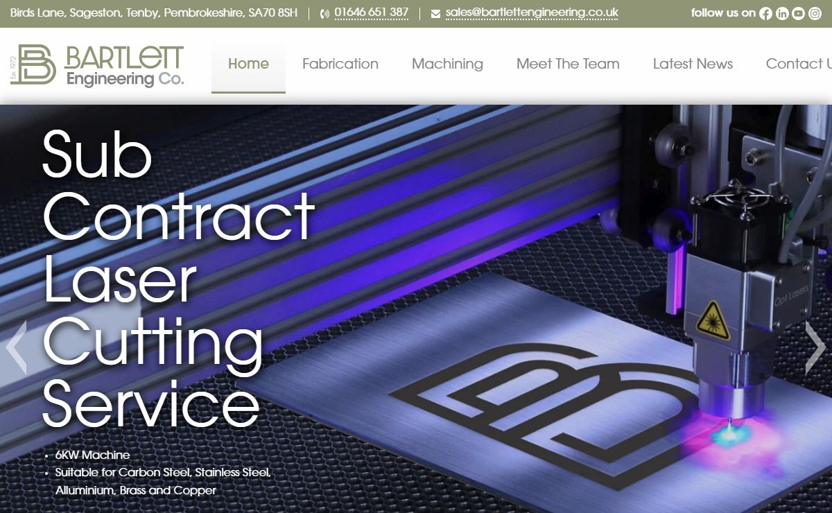 Home Page - Bartlett Engineering