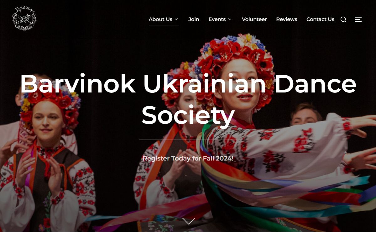Barvinok Ukrainian Dance Society – The Ukrainian spirit lives and thrives here