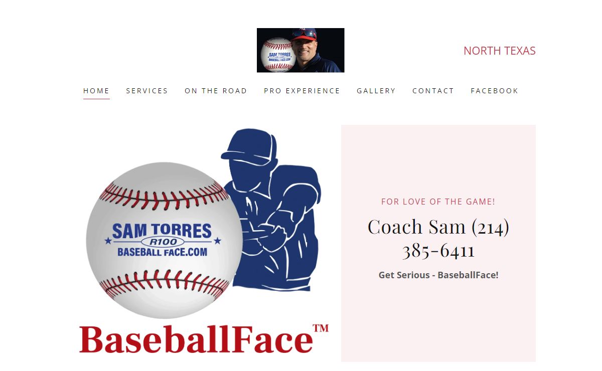 BaseballFace & SoftballFace - Sam Torres