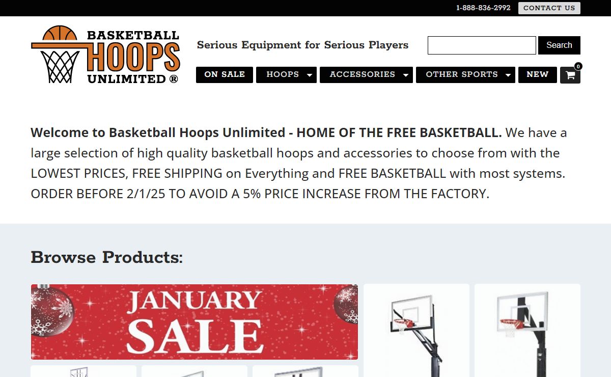 Basketball Hoops Unlimited - Basketball Hoops Unlimited