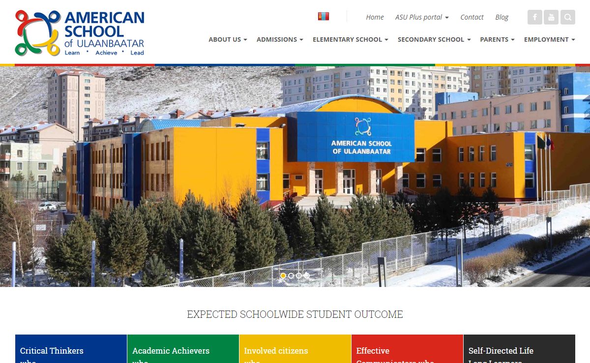Home page | American School of Ulaanbaatar