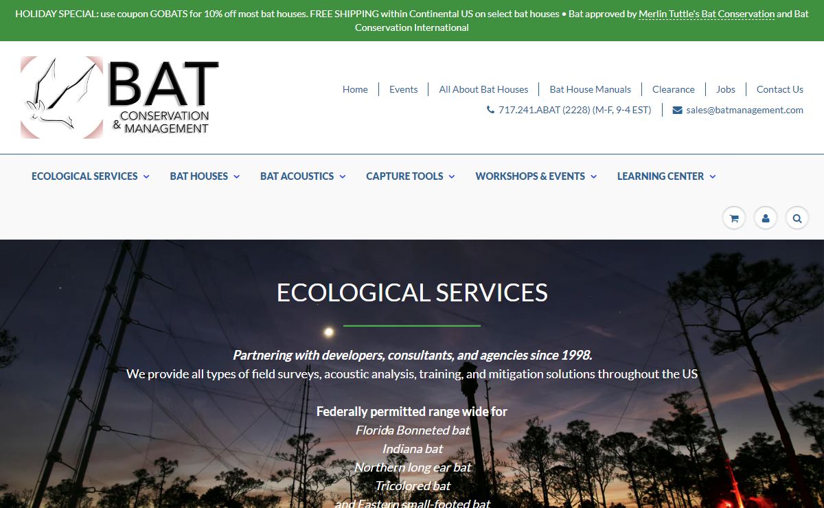 Bat Conservation and Management – Bat Conservation and Management, Inc.