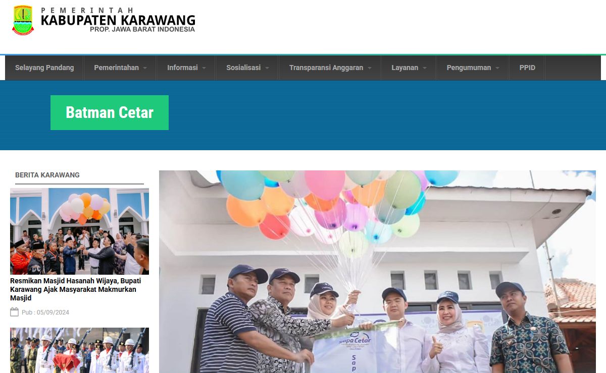 Batman Cetar | Situs Resmi - Pemerintah Daerah Kabupaten Karawang