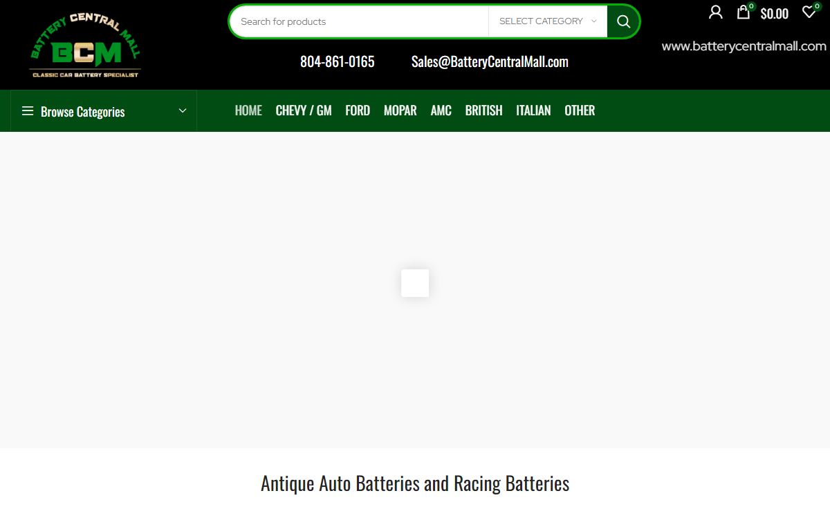 Battery Central Mall - Classic Car Battery specialist- BCM