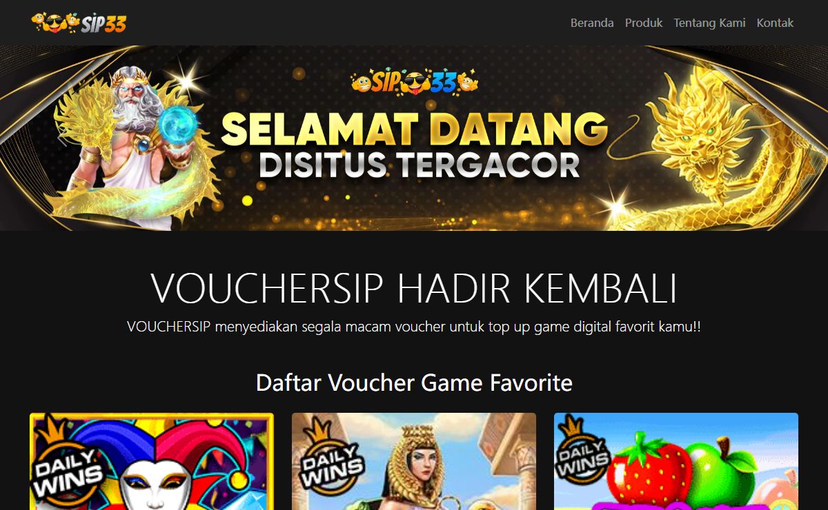 VOUCHERSIP - Top Up Voucher Game Digital Murah & Terpercaya 2025