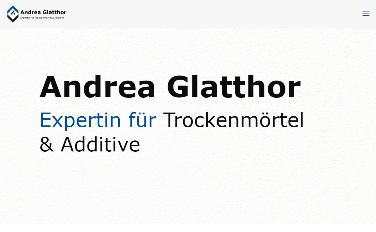 Baustoffchemie – Andrea Glatthor