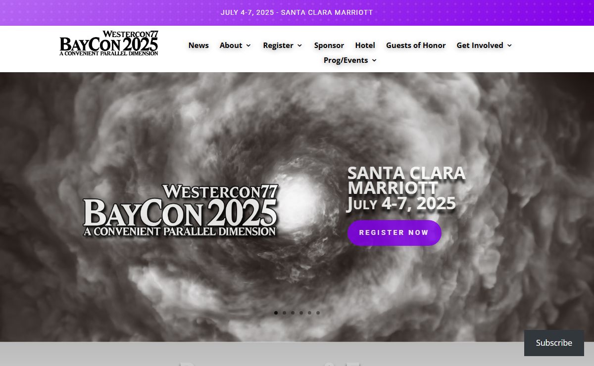 BayCon 2025 / Westercon 77 | A Convenient Parallel Dimension
