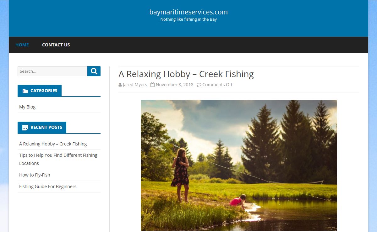 baymaritimeservices.com – Nothing like fishing in the Bay