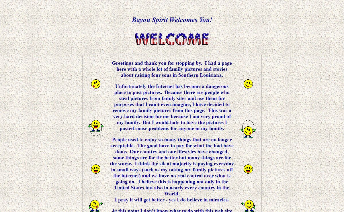 Bayou Spirit Welcomes You!