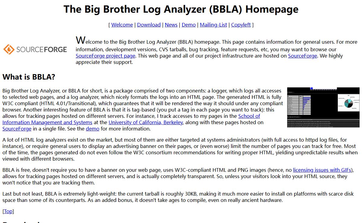 The Big Brother Log Analyzer (BBLA)