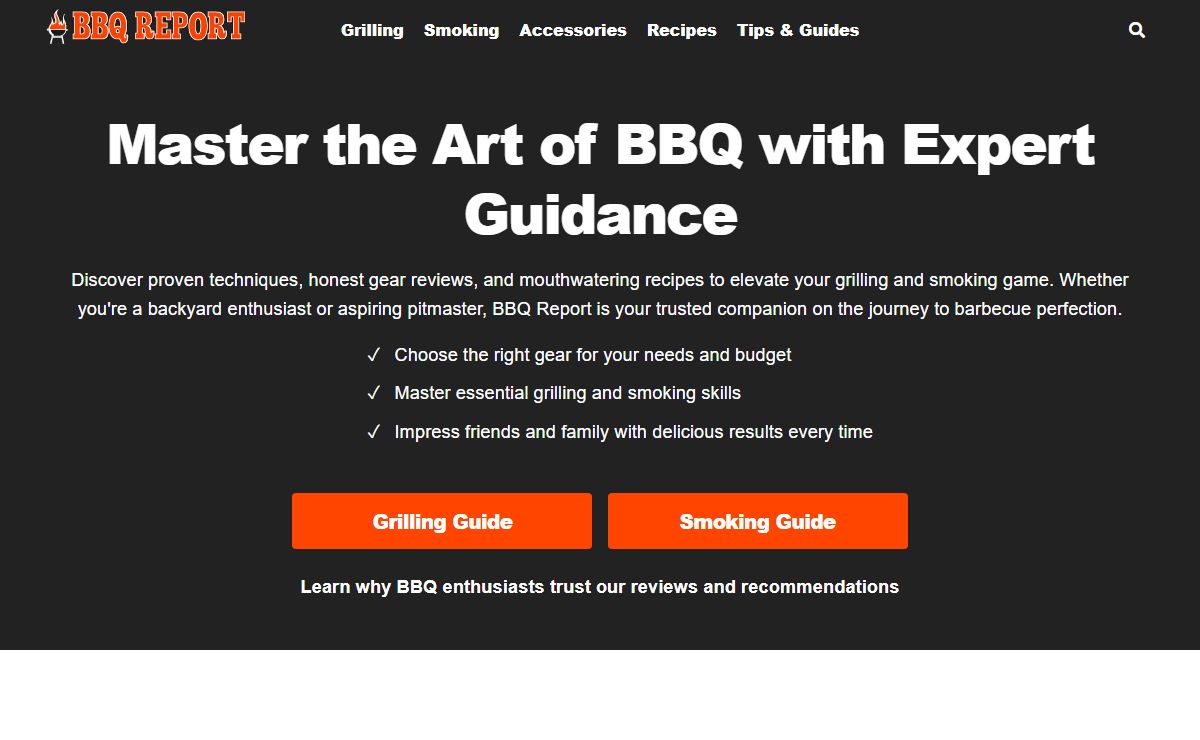 BBQ Report - Barbecue Grills, Smokers, Accessories, & More