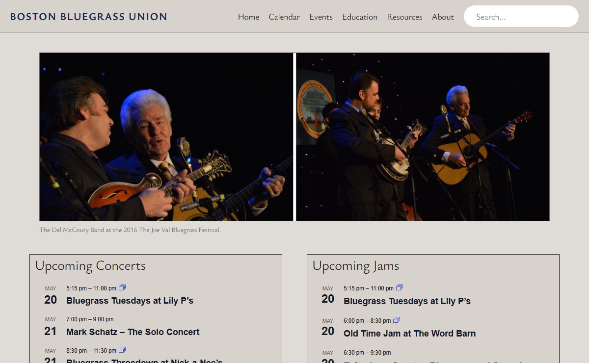 Home - Boston Bluegrass Union