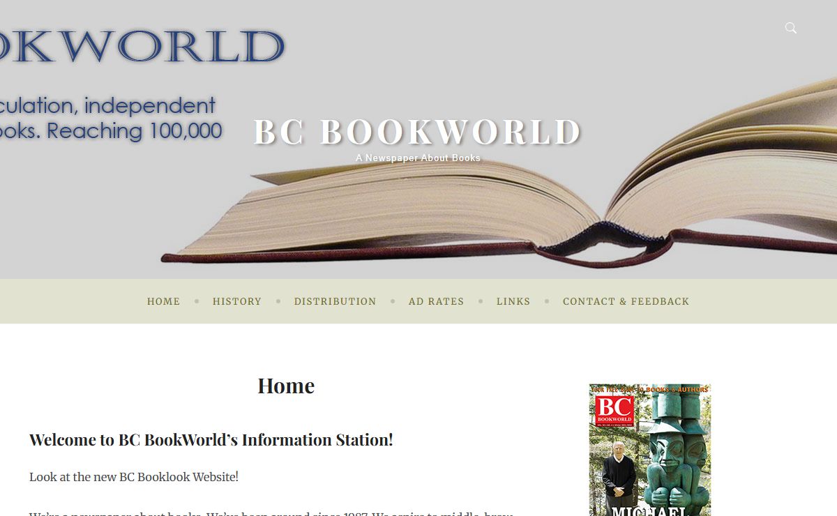 BC Bookworld – A Newspaper About Books