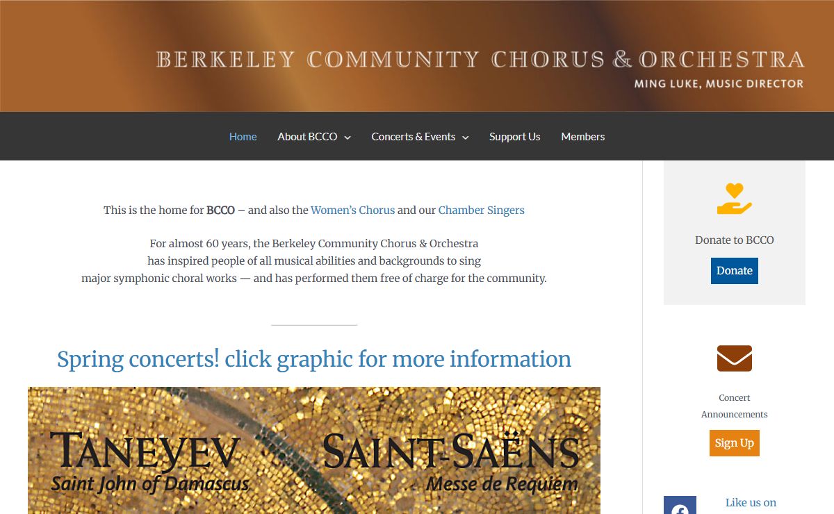 Home New - Berkeley Community Chorus & Orchestra