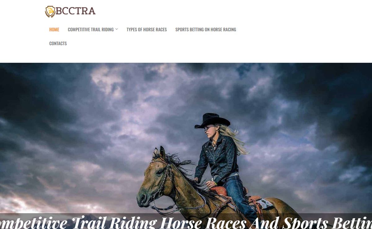 Competitive Trail Riding Horse Races And Sports Betting