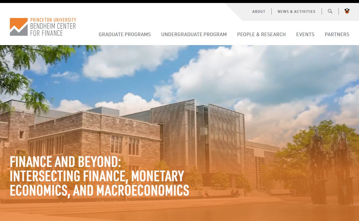Princeton's Bendheim Center for Finance