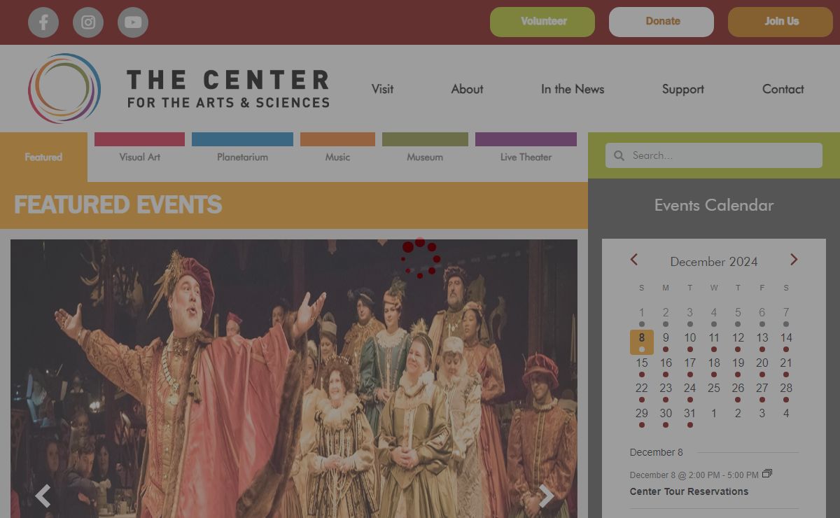 Home - The Center for the Arts & Sciences