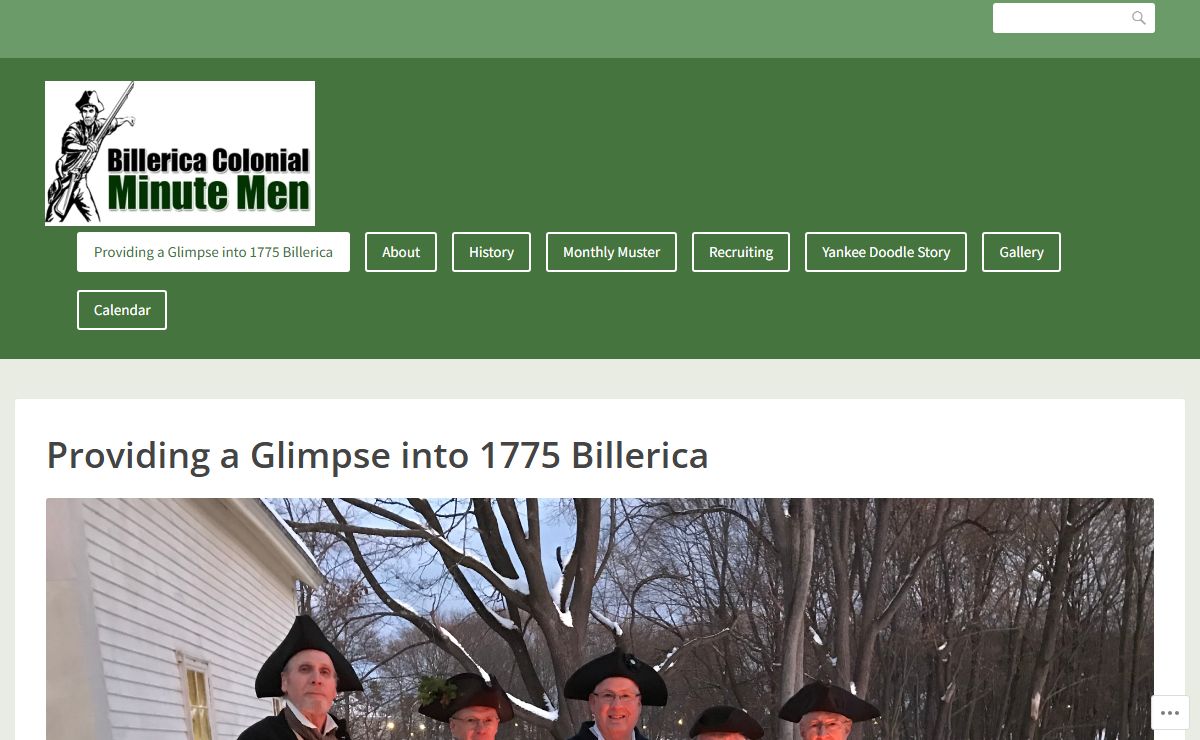 Billerica Colonial Minute Men