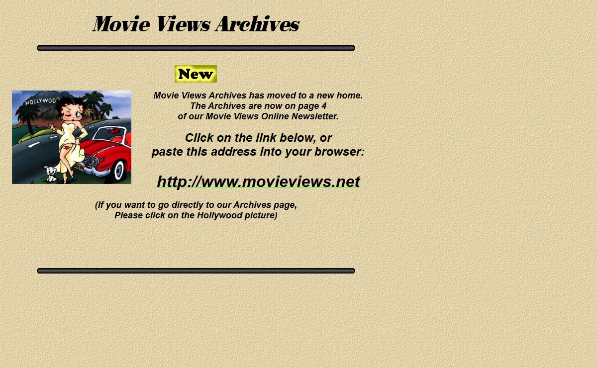 Movie Views Archives