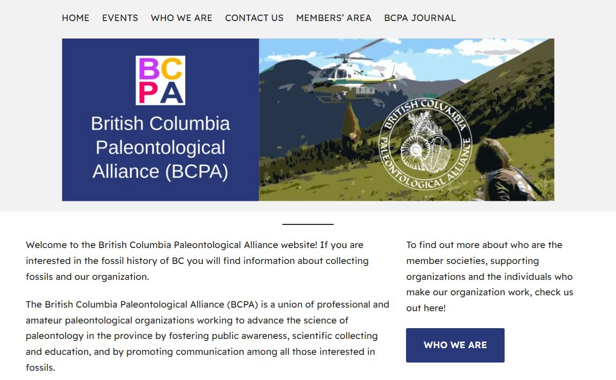Home - BC Paleontological Alliance