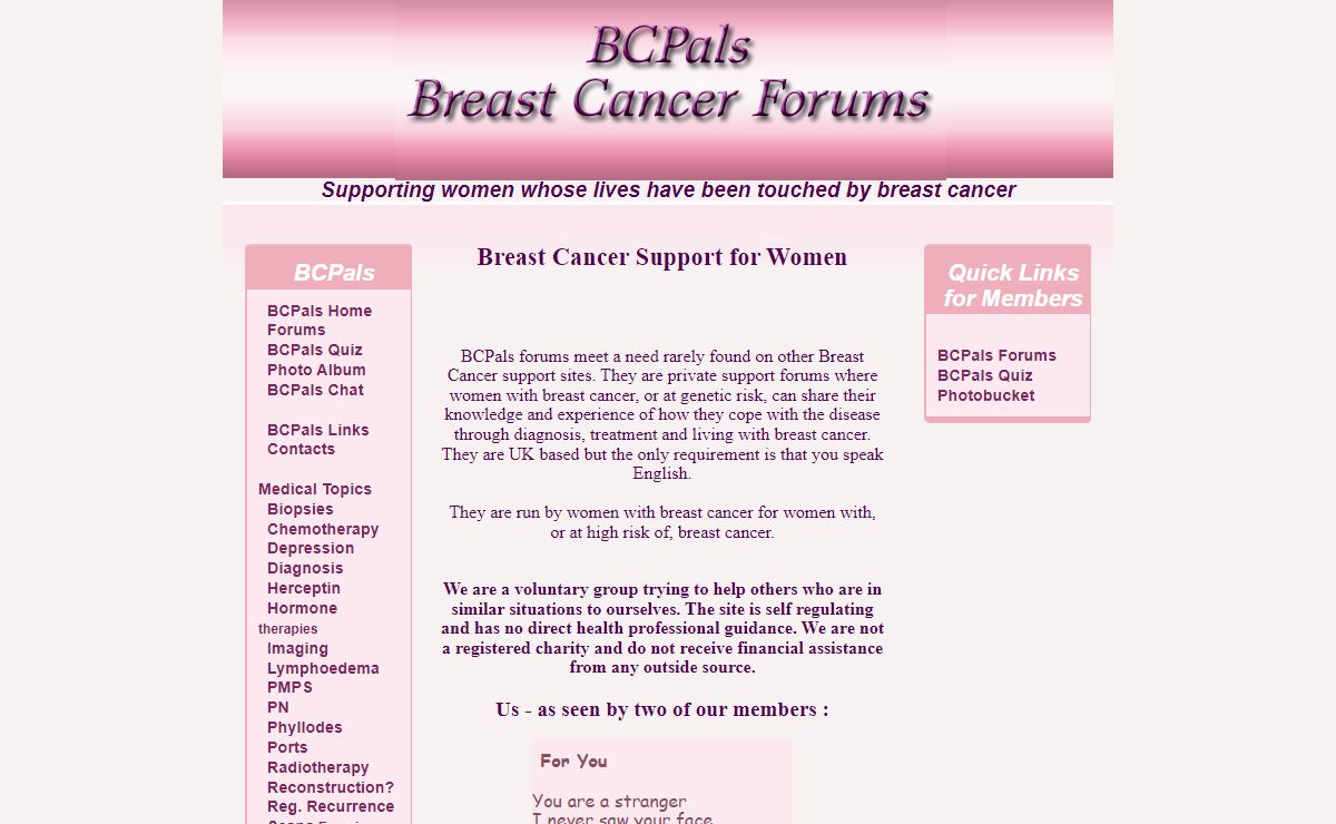 bcpals Breast Cancer Forums