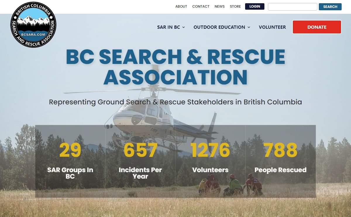 Home - BC Search and Rescue Association