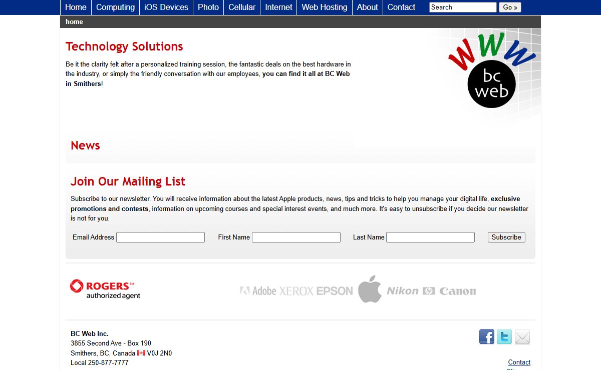 BC Web Inc. - Technology Solutions