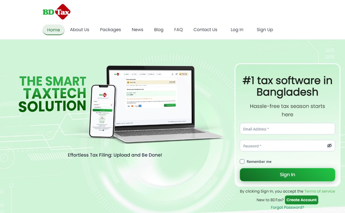 BDTax - #1 income tax preparation service provider in Bangladesh!