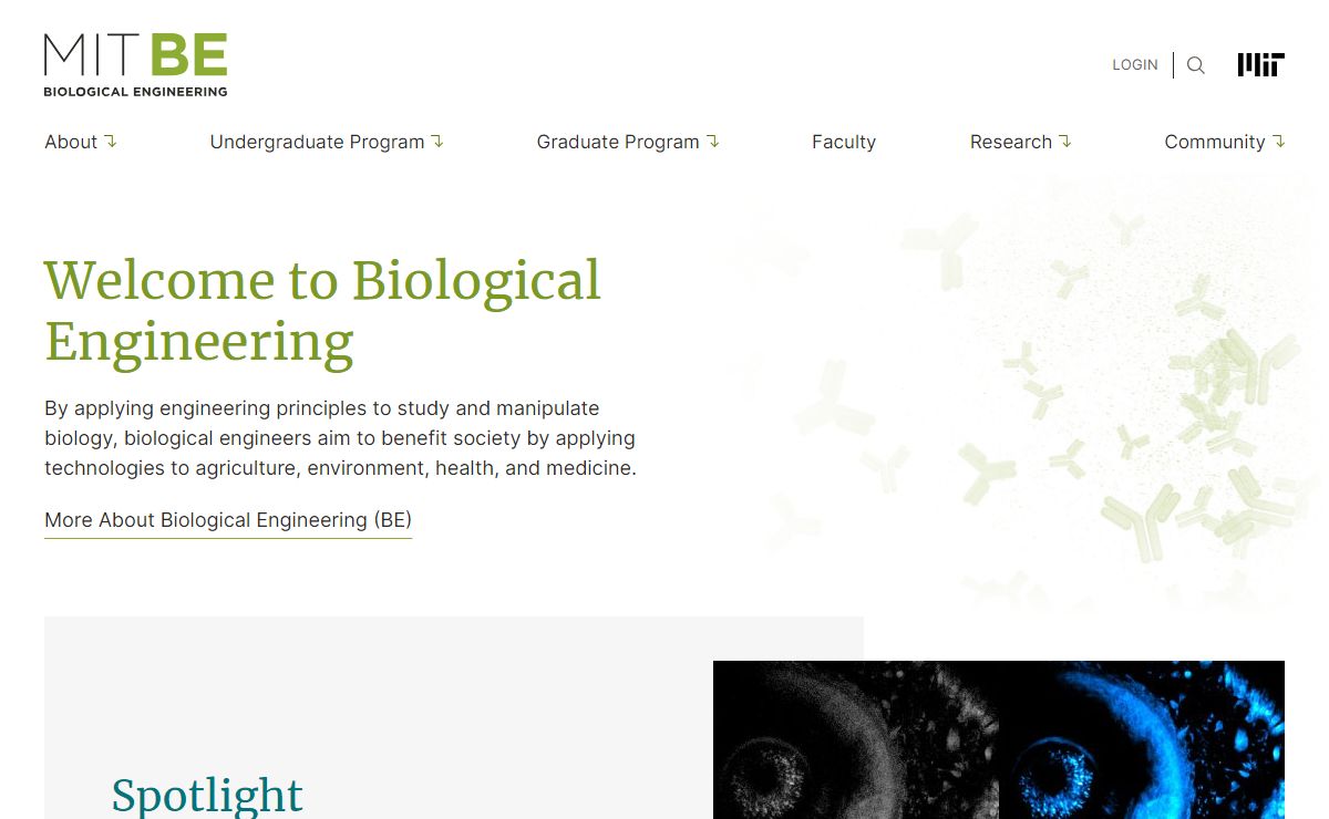 MIT Department of Biological Engineering |