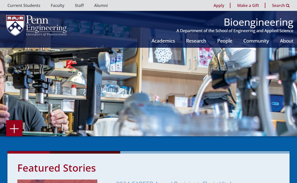 Bioengineering | A Department of the School of Engineering and Applied Science