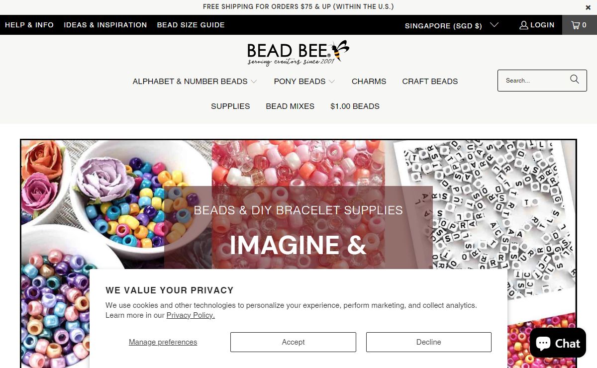 Crafts Beads, Pony Beads, Alphabet Beads & Jewelry Beads Since 2001