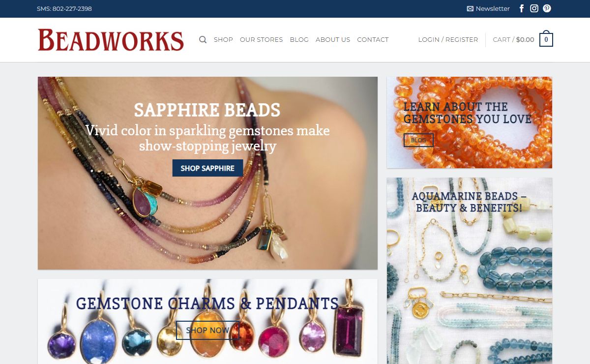 Buy Gemstone Charms & Gemstone Beads at Beadworks