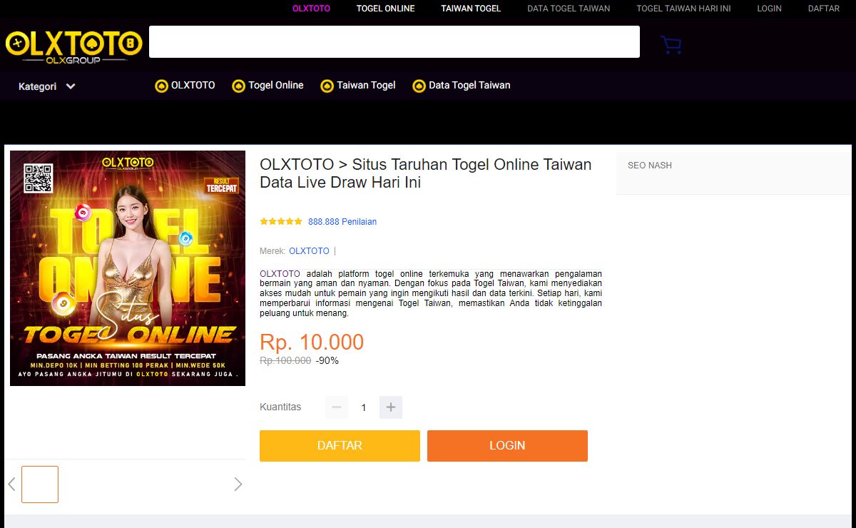 OLXTOTO > Situs Taruhan Togel Online Taiwan Data Live Draw Hari Ini