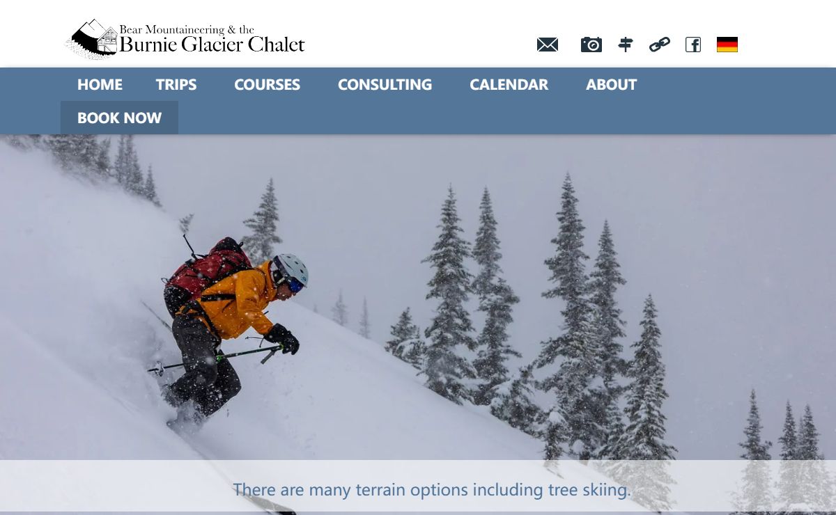 Bear Mountaineering & Burnie Glacier Chalet Guided Avalanche Courses