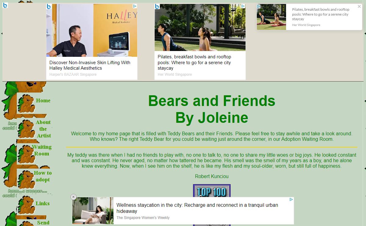 JOLEINE's BEARS PAGE