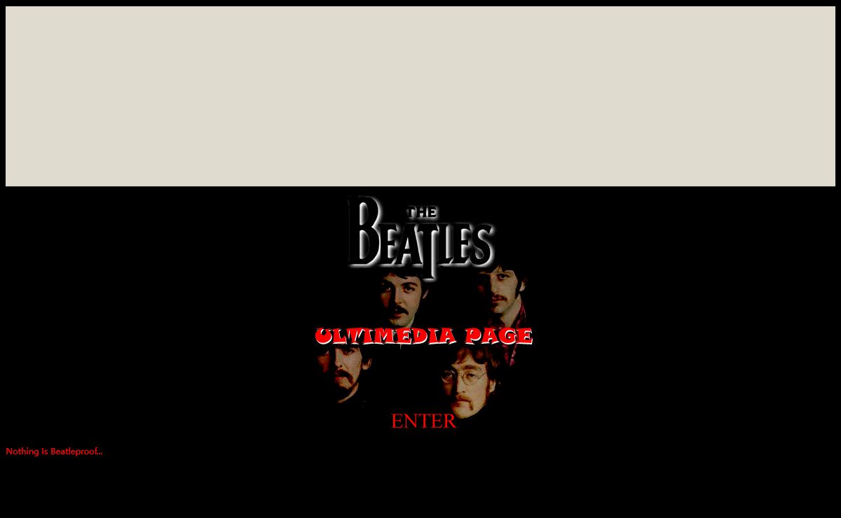 Welcome to The Beatles Ultimedia Page
