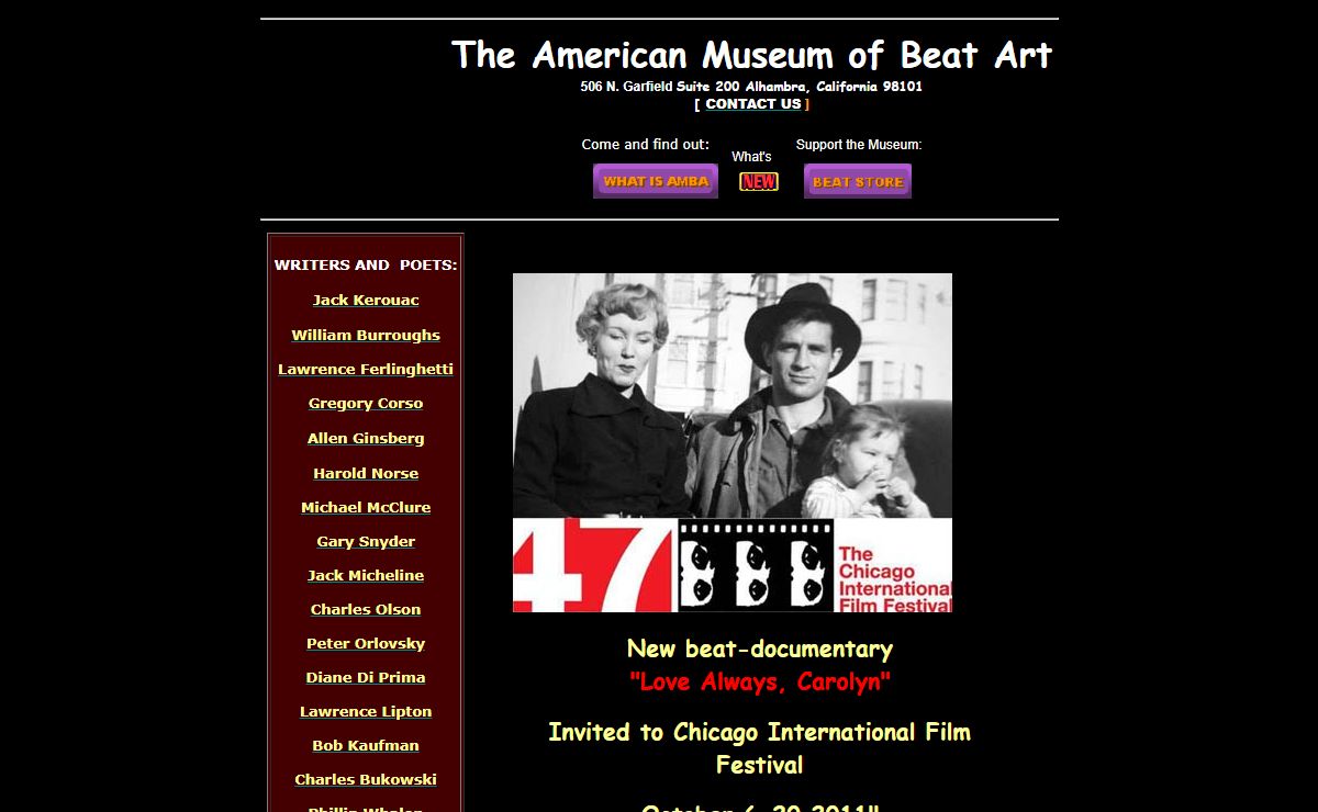 AMERICAN MUSEUM OF BEAT ART