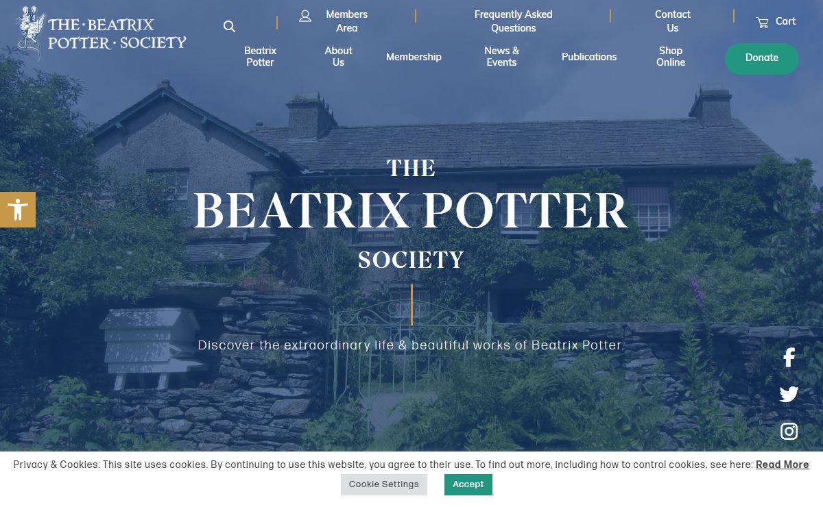 The Beatrix Potter Society | Celebrating Beatrix Potter's Life & Work