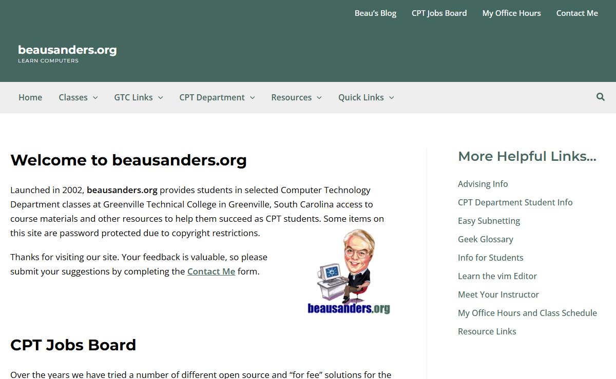 beausanders.org – LEARN COMPUTERS