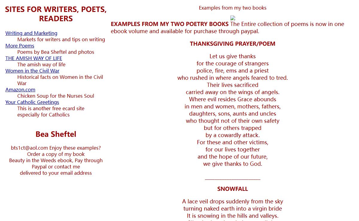 BEAUTY IN THE WEEDS POETRY