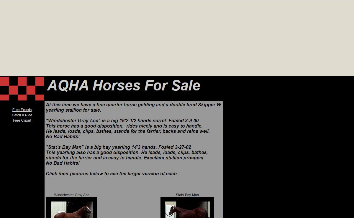 AQHA Quarter Horses For Sale