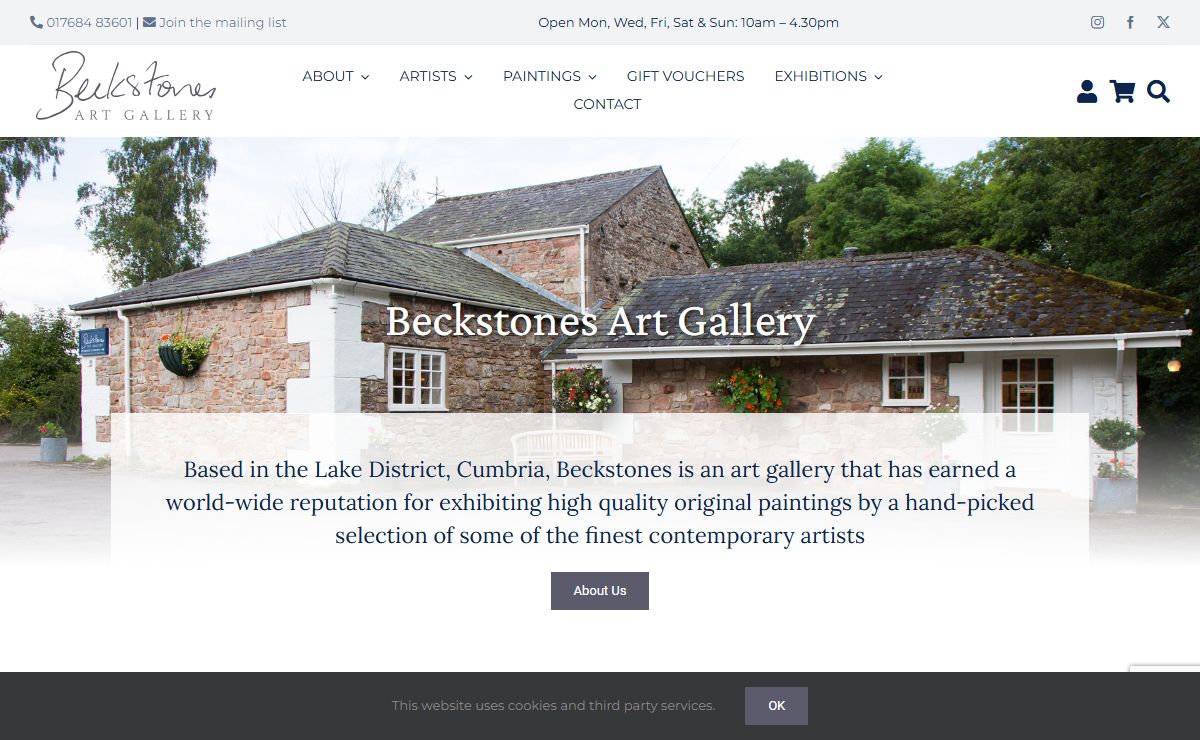 Beckstones Art Gallery - the Lake District Cumbria