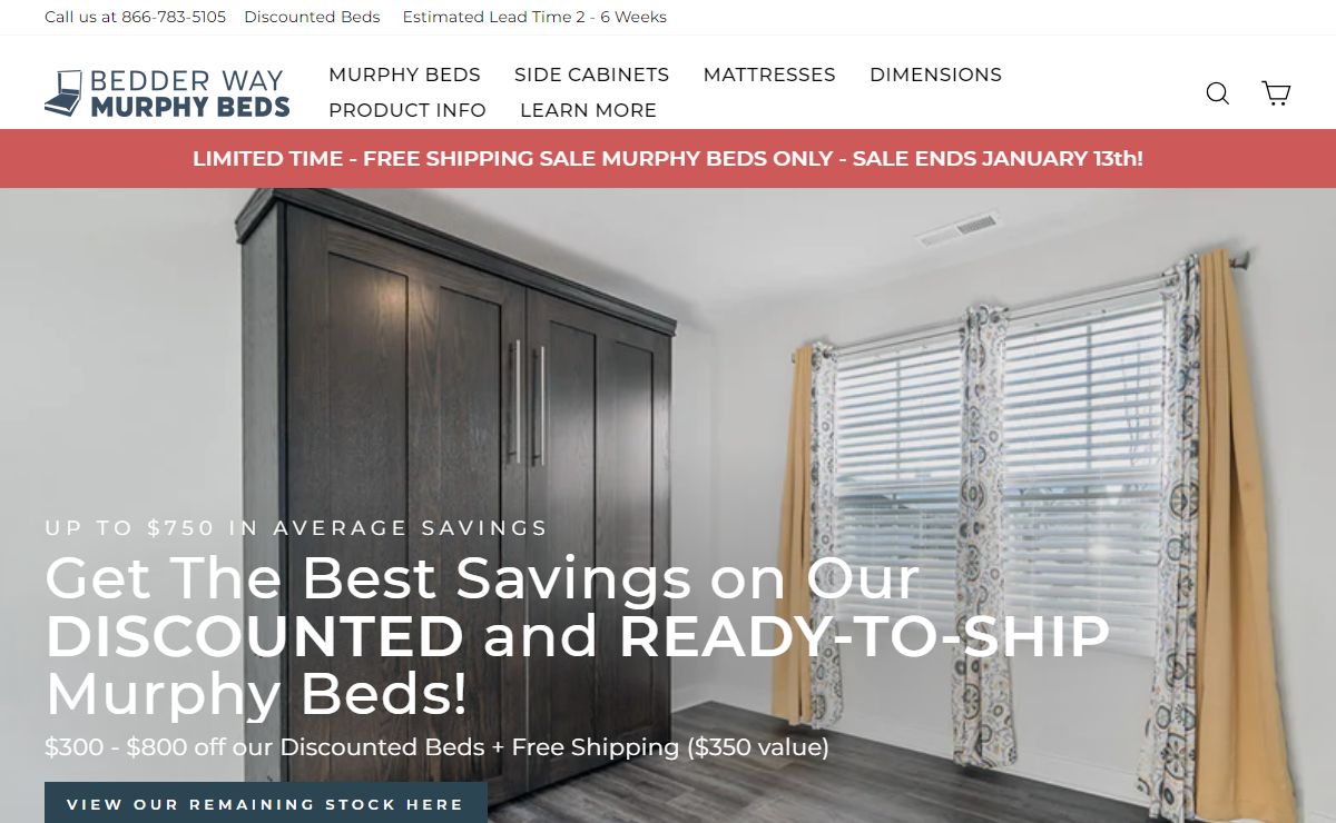 Murphy Beds | Purchase Real Wood Murphy Beds – The Bedder Way Co
