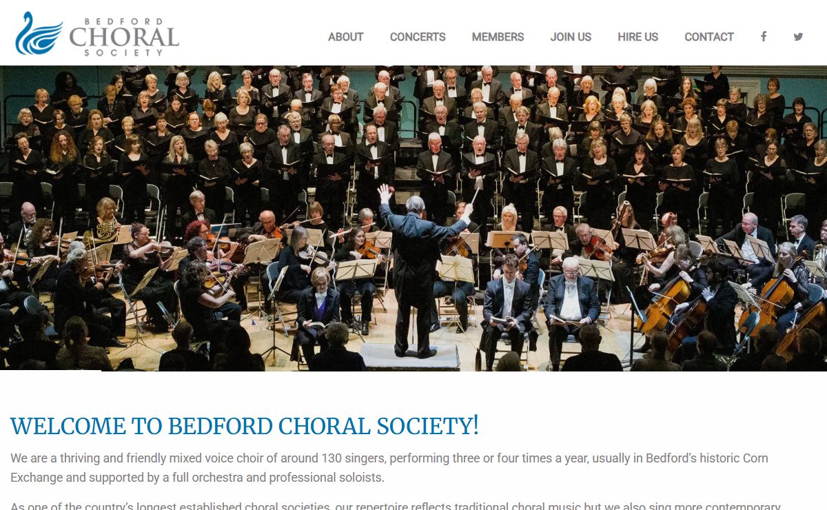 Bedford Choral Society | Singing since 1867