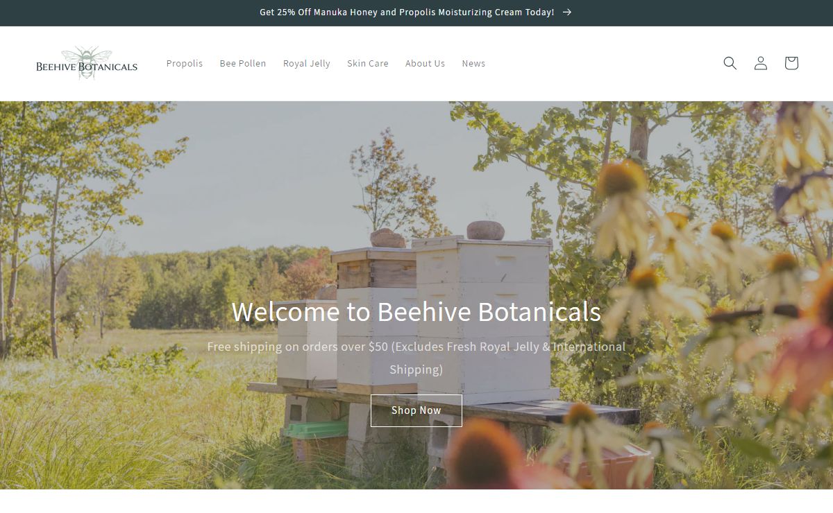 Beehive Botanicals the largest dealer of bee propolis in North America
