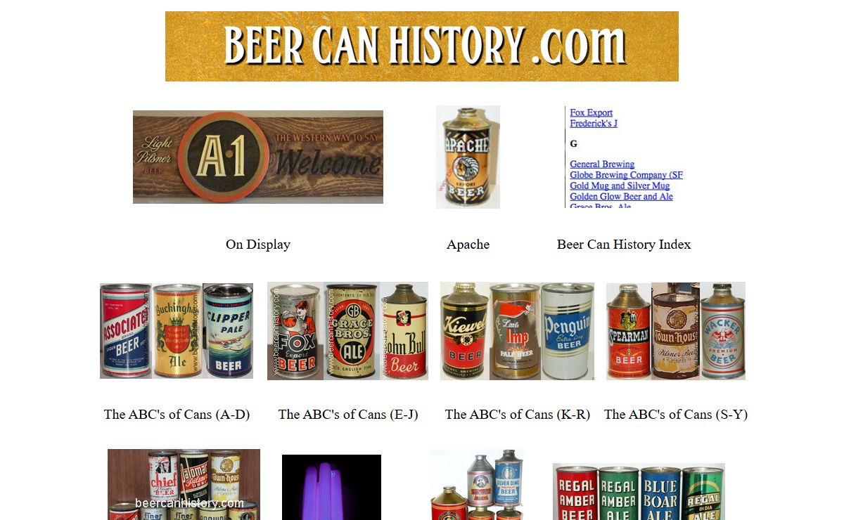 Beer Can History